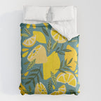 Lemon Blooms â Blue Comforter Gallery Image 6