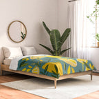 Lemon Blooms â Blue Comforter Gallery Image 2