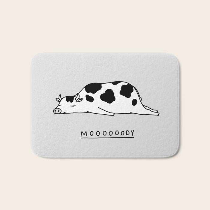 Moooooody Bath Mat Gallery Image 1
