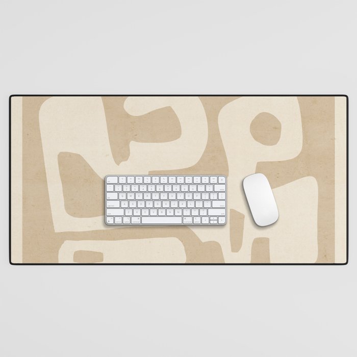 Modern Abstract Minimal Shapes 120 Desk Mat Gallery Image 1