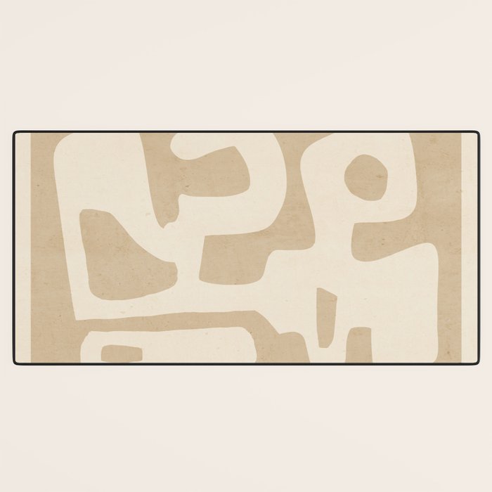 Modern Abstract Minimal Shapes 120 Desk Mat Gallery Image 3