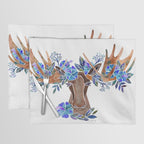 Floral Moose - Blue Flowers Placemat Gallery Image 1