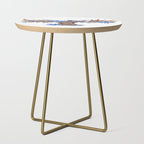 Floral Moose - Blue Flowers Side Table Gallery Image 1