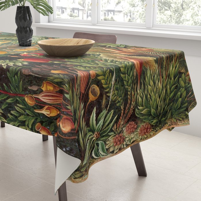 Ernst Haeckel Muscinae Microscopic Landscape Tablecloth Gallery Image 3