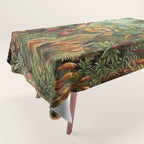 Ernst Haeckel Muscinae Microscopic Landscape Tablecloth Gallery Image 1