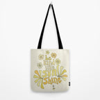 be kind like sunshine // retro surf art by surfy birdy Tote Bag Gallery Image 2