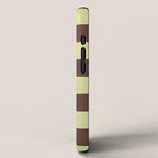 Chocolate x Pistachio Cream Mixed Checker iPhone Case Gallery Image 2