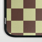 Chocolate x Pistachio Cream Mixed Checker Laptop Sleeve Gallery Image 3