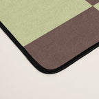 Chocolate x Pistachio Cream Mixed Checker Desk Mat Gallery Image 4