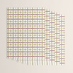 Windowpane Plaid - Olive Green and Burgundy Wrapping Paper Gallery Image 3