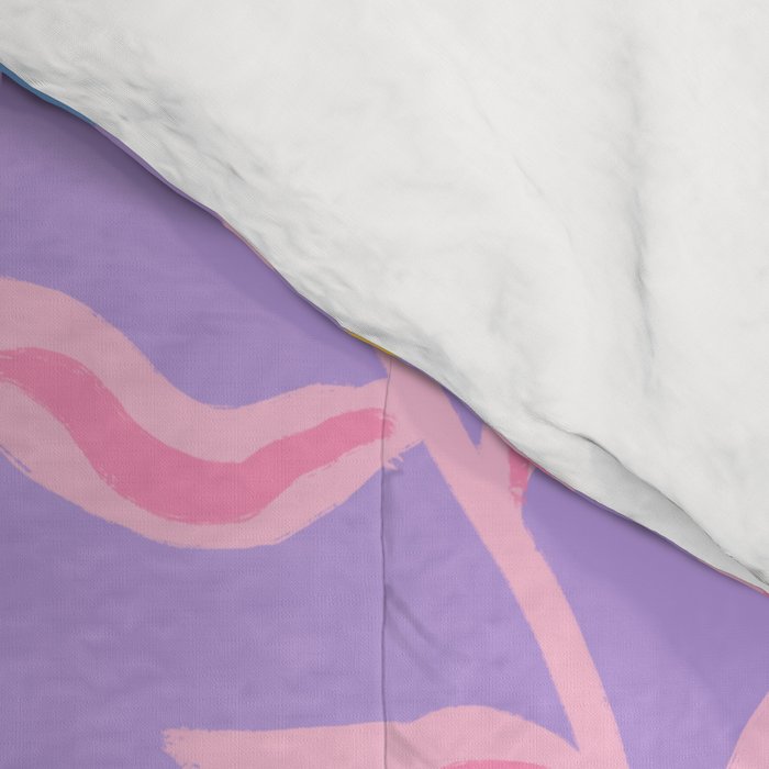 Candy Flowers Lilac Comforter Gallery Image 4