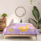 Candy Flowers Lilac Comforter Gallery Image 3