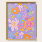 Candy Flowers Lilac Serving Tray Gallery Image 1