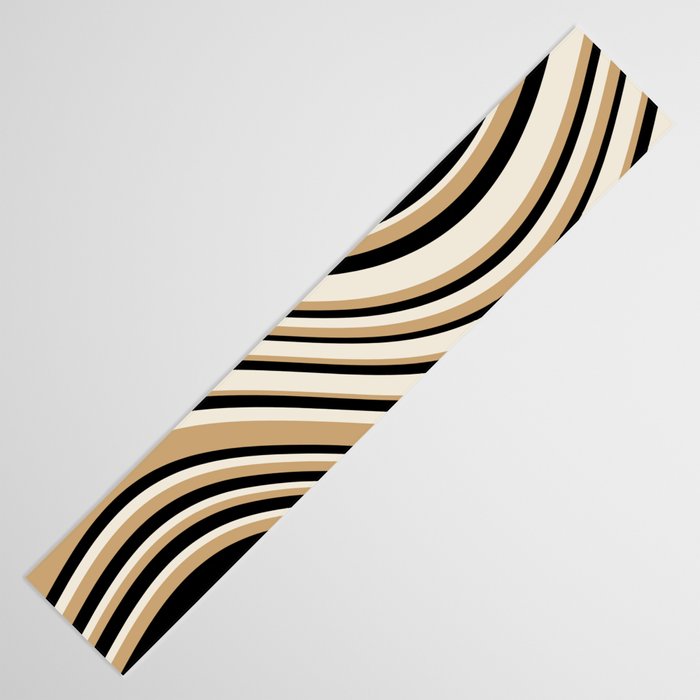 Wavy Stripes VII - Neutral Vintage Table Runner Gallery Image 3