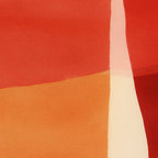 Warm Abstract Color Blocks in Red Orange and Cream Coffee Mug Gallery Image 2