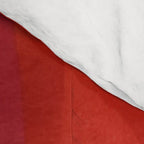 Warm Abstract Color Blocks in Red Orange and Cream Comforter Gallery Image 4