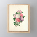  Asters by Clarissa Munger Badger, "Floral Belles," 1866 (benefitting The Nature Conservancy) Mini Art Print Gallery Image 1