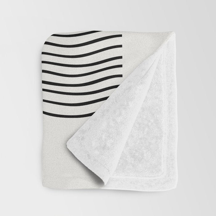 Moon by the ocean Throw Blanket Gallery Image 3