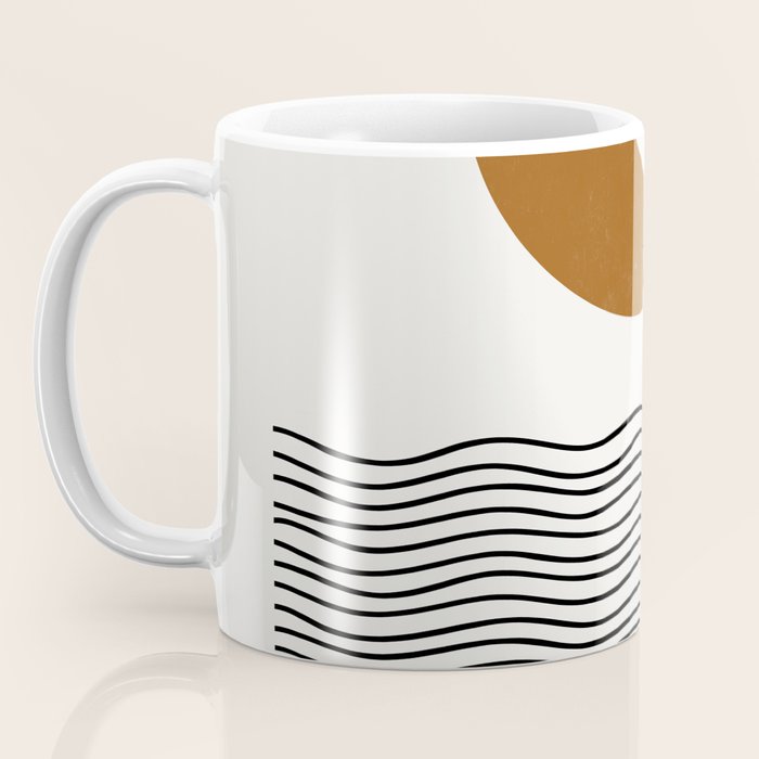Moon by the ocean Coffee Mug Gallery Image 3