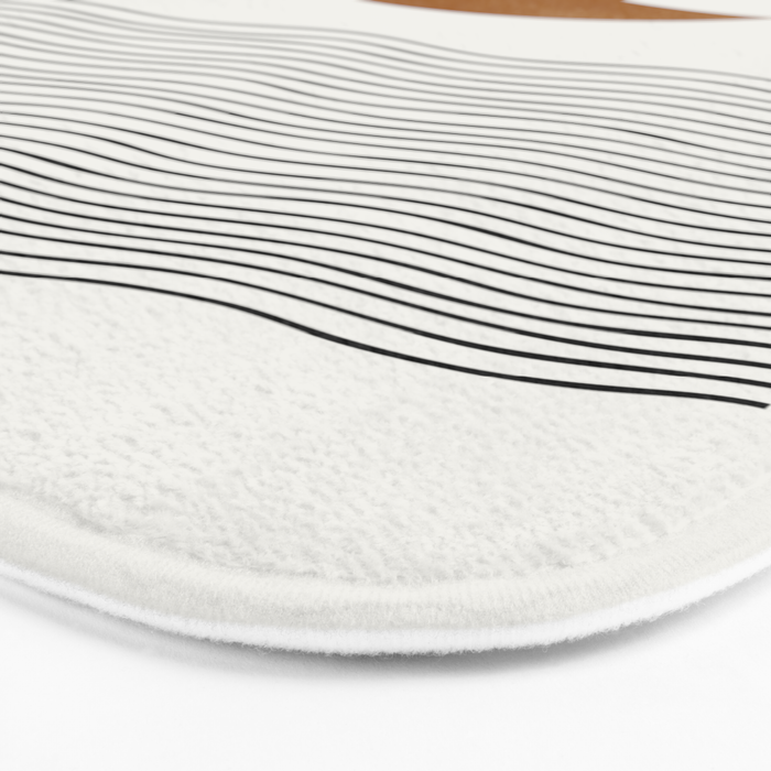 Moon by the ocean Bath Mat Gallery Image 3