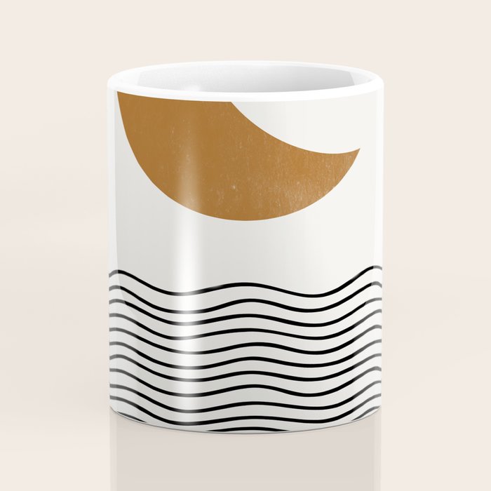 Moon by the ocean Coffee Mug Gallery Image 4