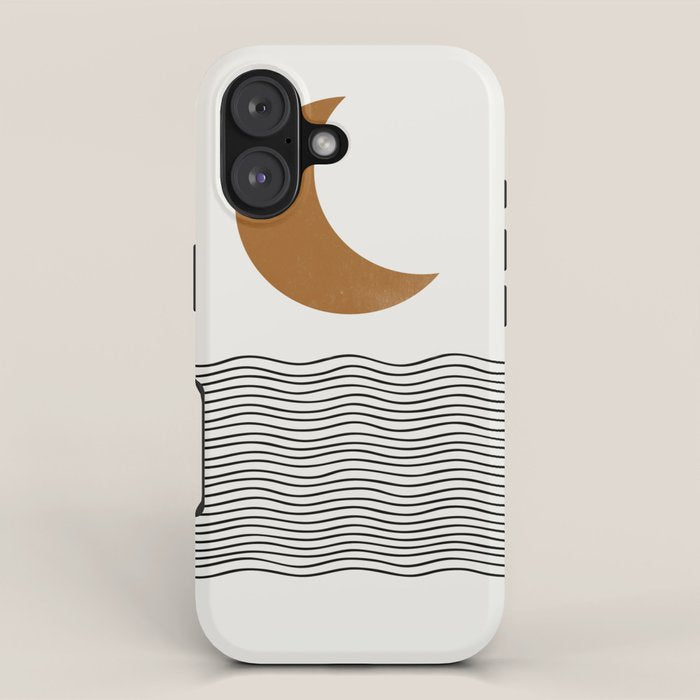 Moon by the ocean iPhone Case Gallery Image 1
