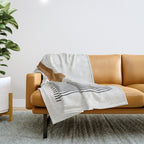 Moon by the ocean Throw Blanket Gallery Image 1