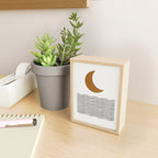 Moon by the ocean Mini Art Print Gallery Image 2