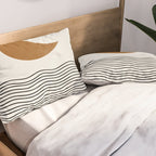 Moon by the ocean Pillow Sham Gallery Image 2