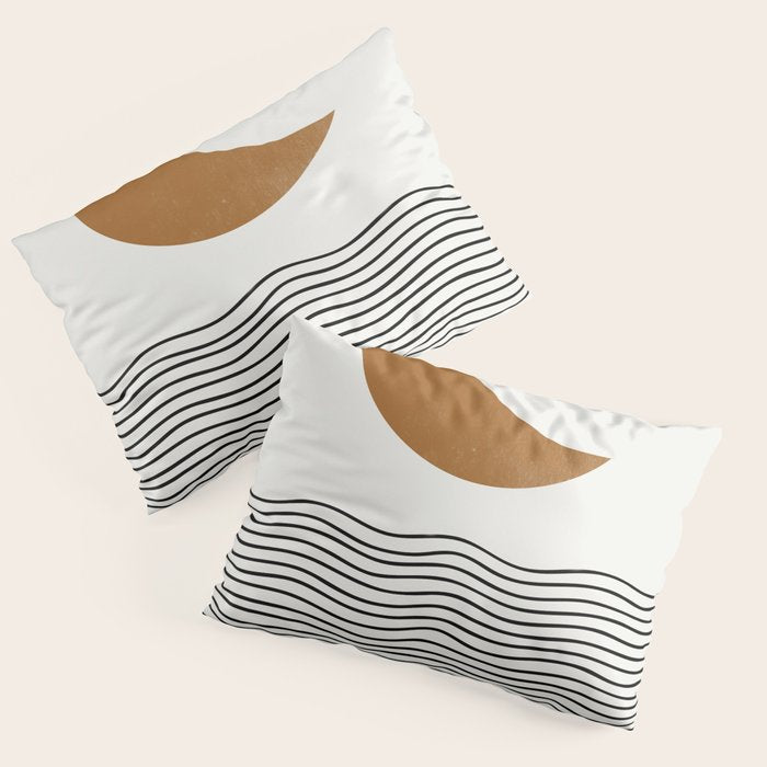 Moon by the ocean Pillow Sham Gallery Image 3