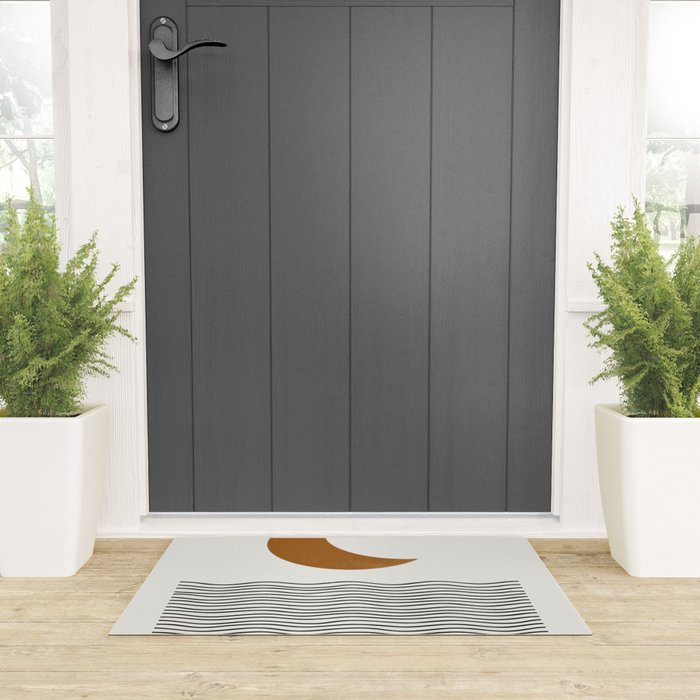 Moon by the ocean Welcome Mat Gallery Image 3