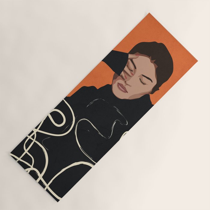 Thinking of a moment 2 Yoga Mat Gallery Image 1