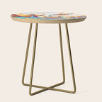 Marble & Fire Side Table Gallery Image 1