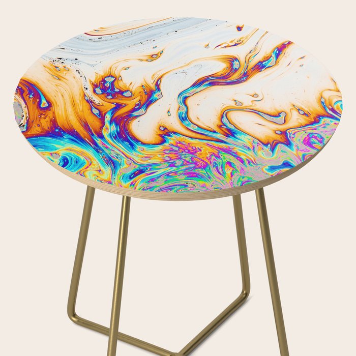 Marble & Fire Side Table Gallery Image 2