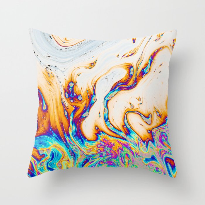 Marble & Fire Throw Pillow Gallery Image 1
