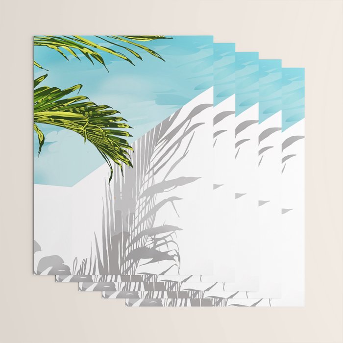 Palms In My Tropical Backyard Wrapping Paper Gallery Image 3
