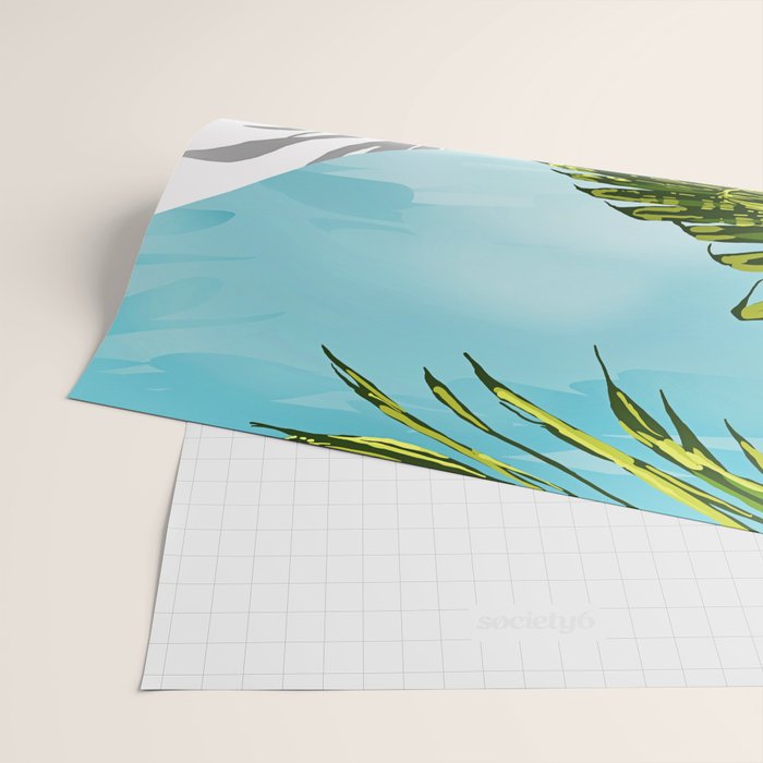 Palms In My Tropical Backyard Wrapping Paper Gallery Image 2