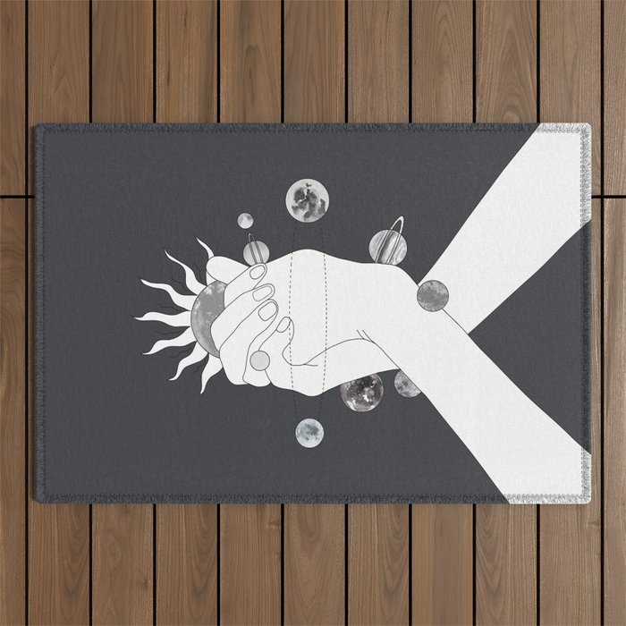 Everything Revolves Around Us II Outdoor Rug Gallery Image 1