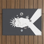Everything Revolves Around Us II Outdoor Rug Gallery Image 1