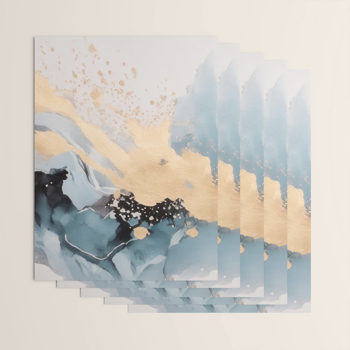 Splash of gold Wrapping Paper Gallery Image 3