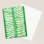 JAZZ FERNS 04 | Pine Green Matisse Edition Stationery Card Gallery Image 2