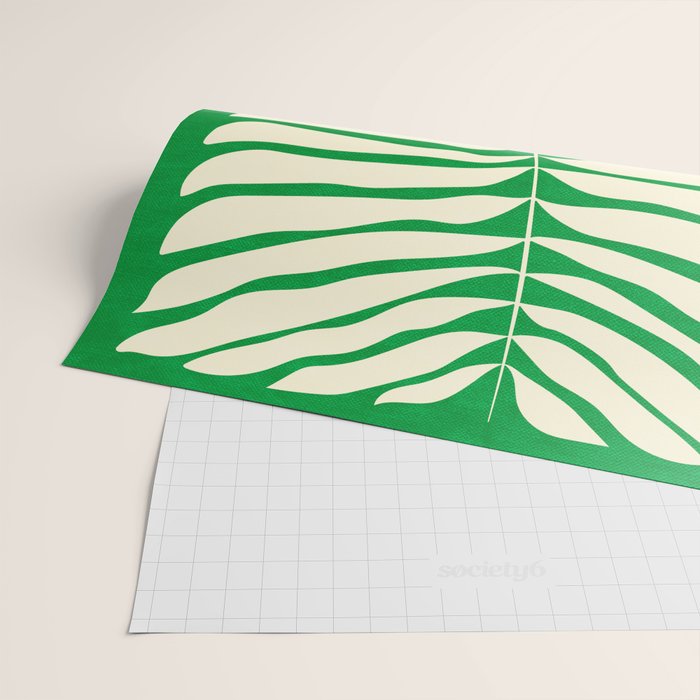 JAZZ FERNS 04 | Pine Green Matisse Edition Wrapping Paper Gallery Image 2