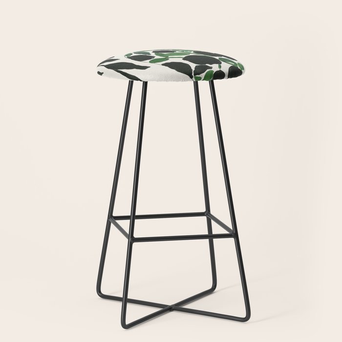 Green and Black Still Life Stool Gallery Image 1