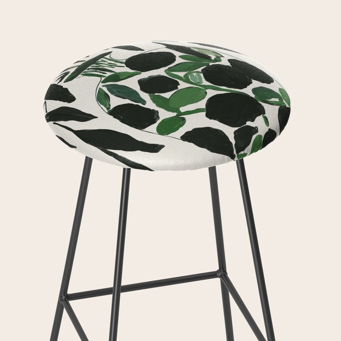 Green and Black Still Life Stool Gallery Image 2