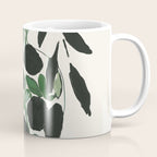 Green and Black Still Life Coffee Mug Gallery Image 1