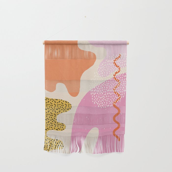 Bright Splotchy Shapes Wall Hanging Gallery Image 1