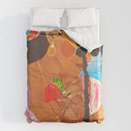 Strawberry picnic Duvet Cover Gallery Image 6