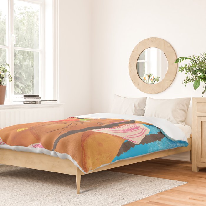 Strawberry picnic Duvet Cover Gallery Image 2