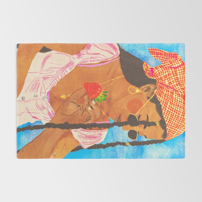 Strawberry picnic Rug Gallery Image 2