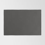 Solid Charcoal Gray Grey Rug Gallery Image 2